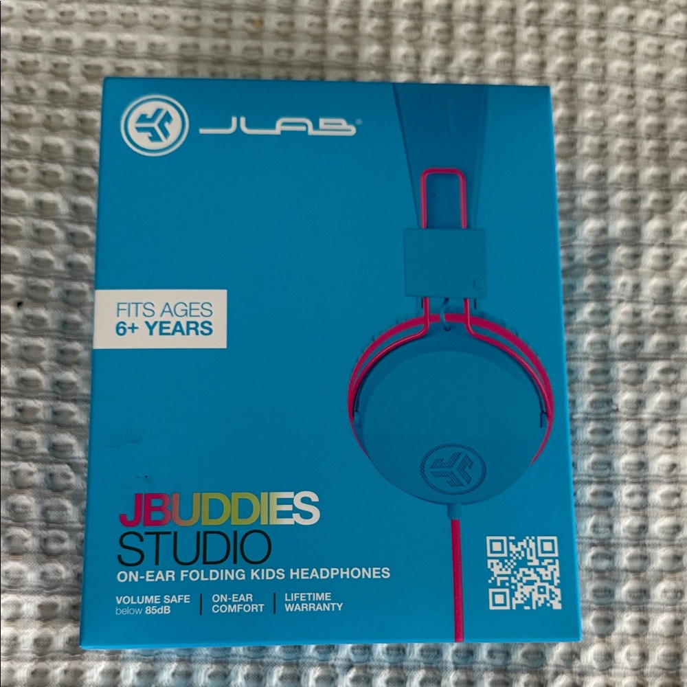 JLab JBuddies Studio On-Ear Kids Headphones - Vibrant Blue